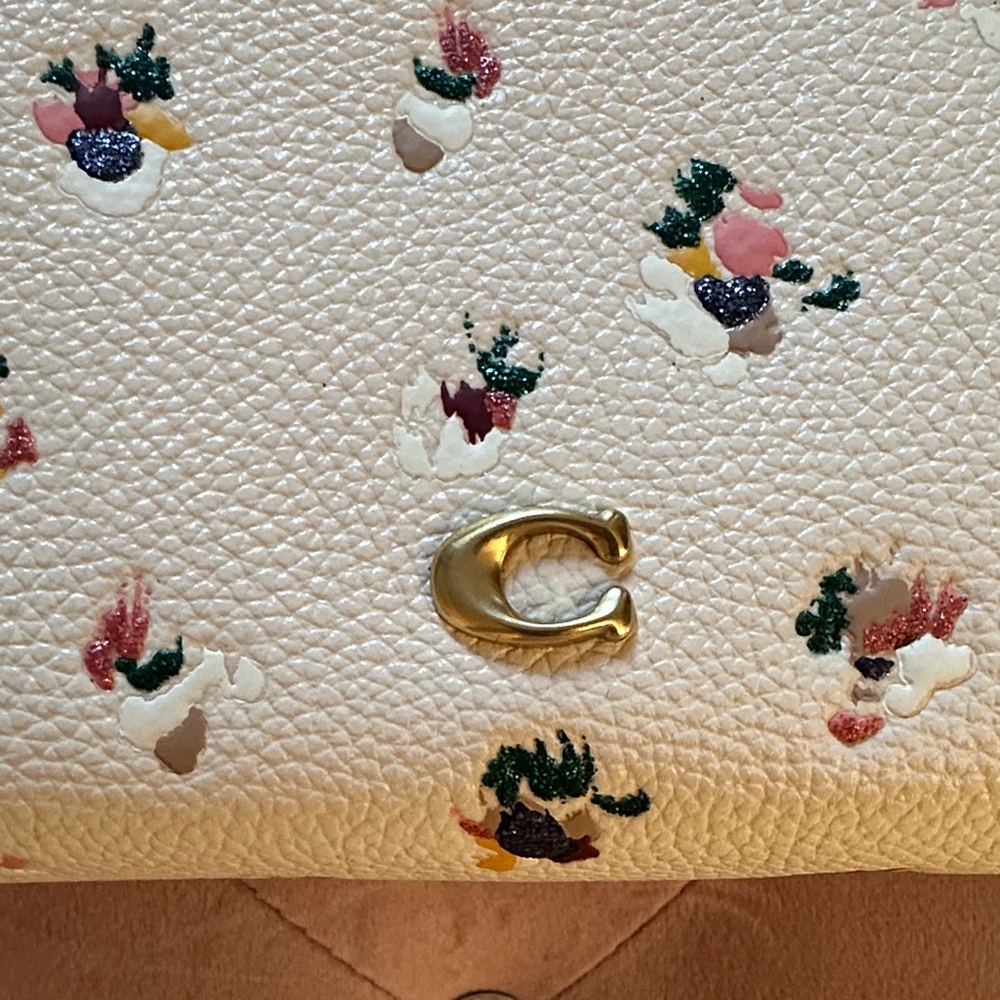 NWT Coach Julienne Cosmetic Case With Floral Print - Picture 3 of 7